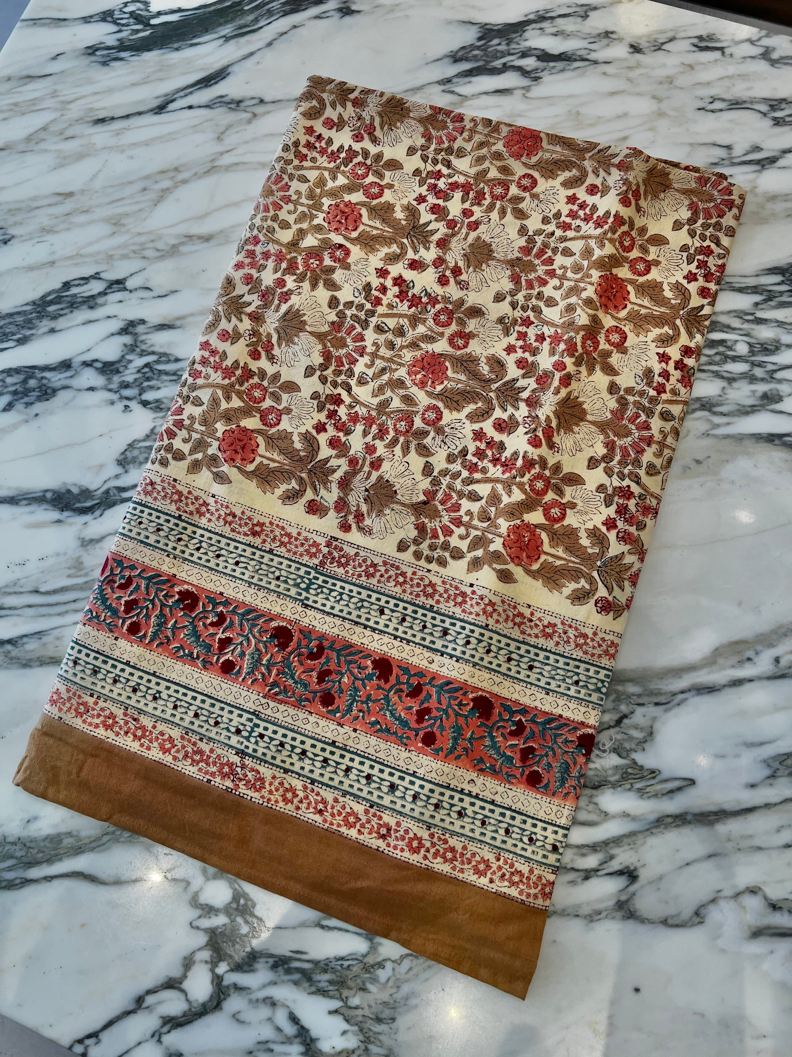 Block Printed Tablecloth