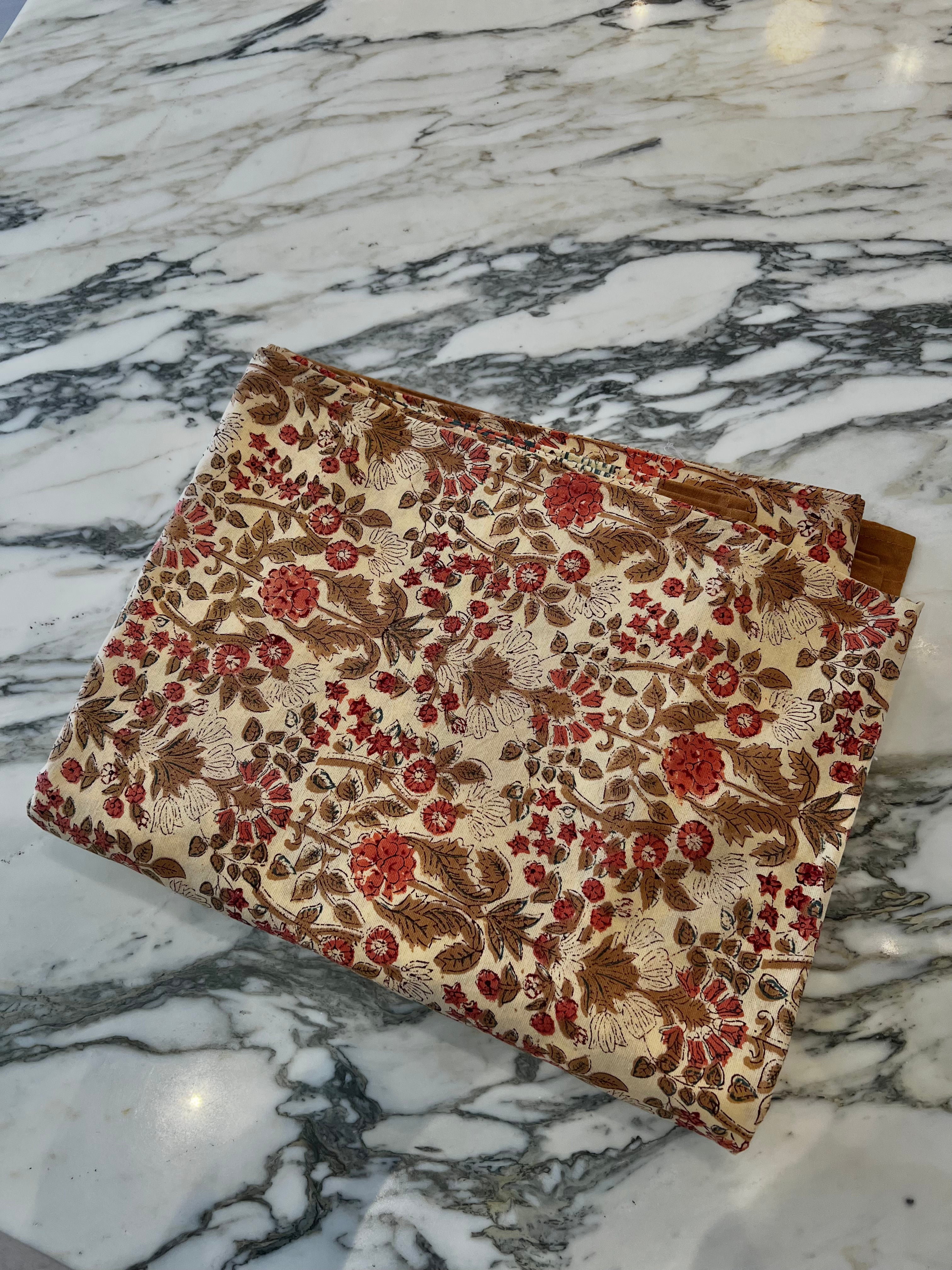 Block Printed Tablecloth