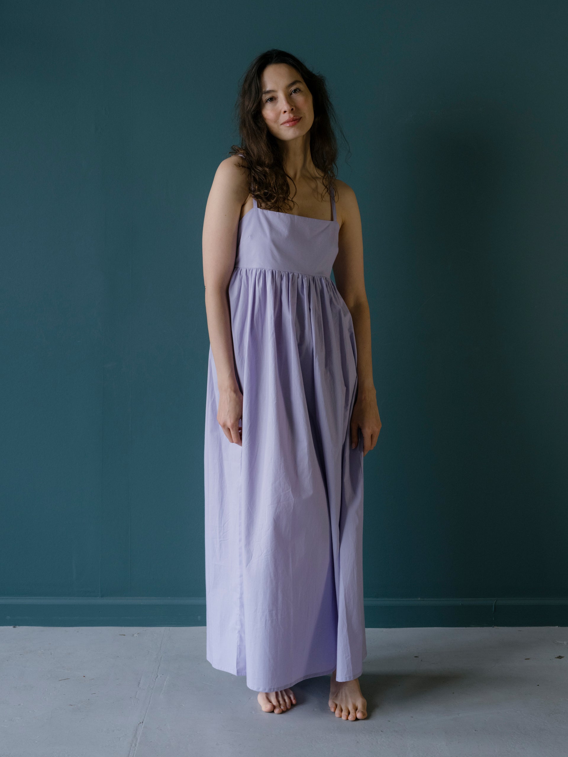 long sleeve maxi yellow dress Plum Dress S
