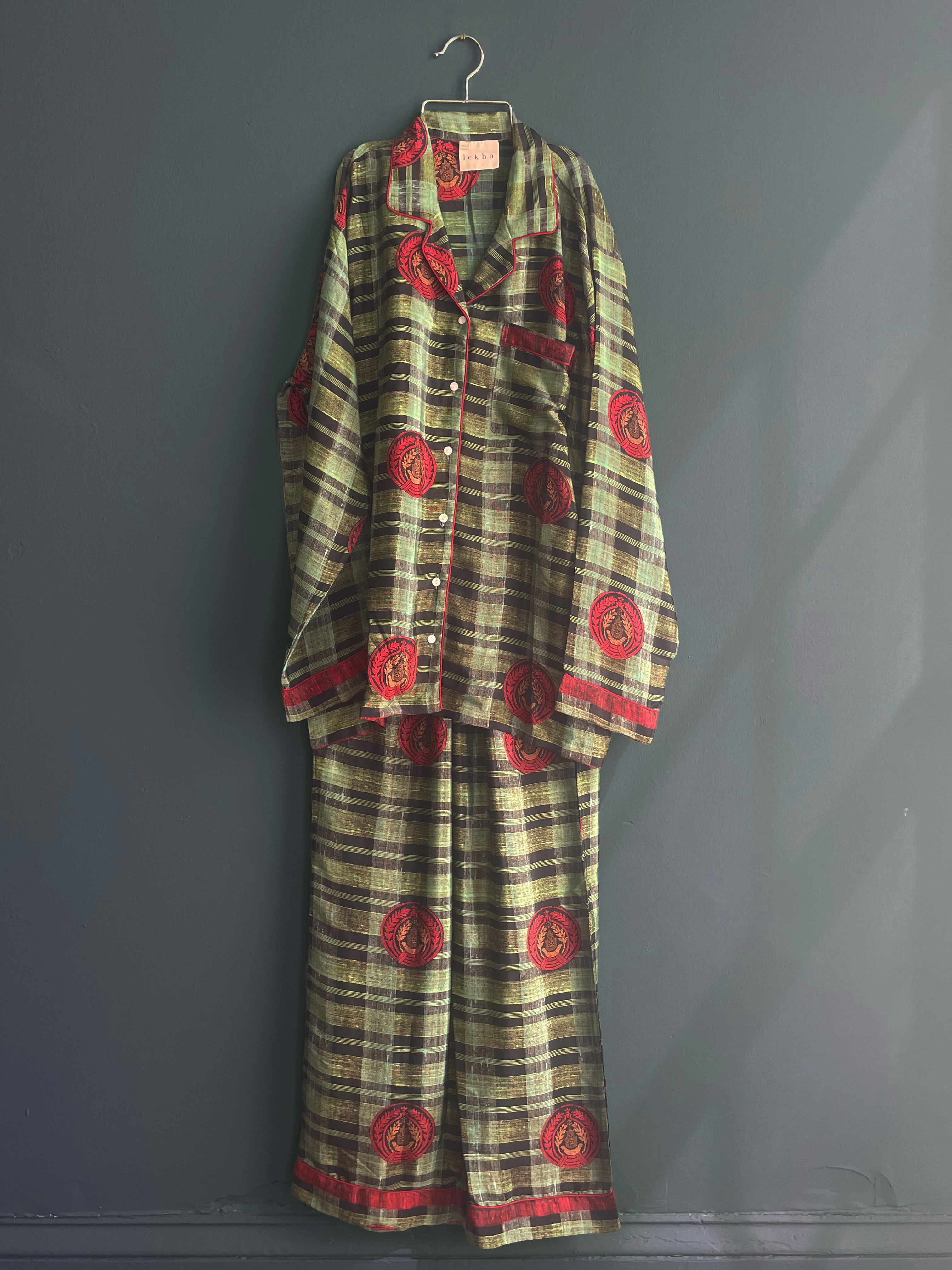 Recycled Sari Pant Set