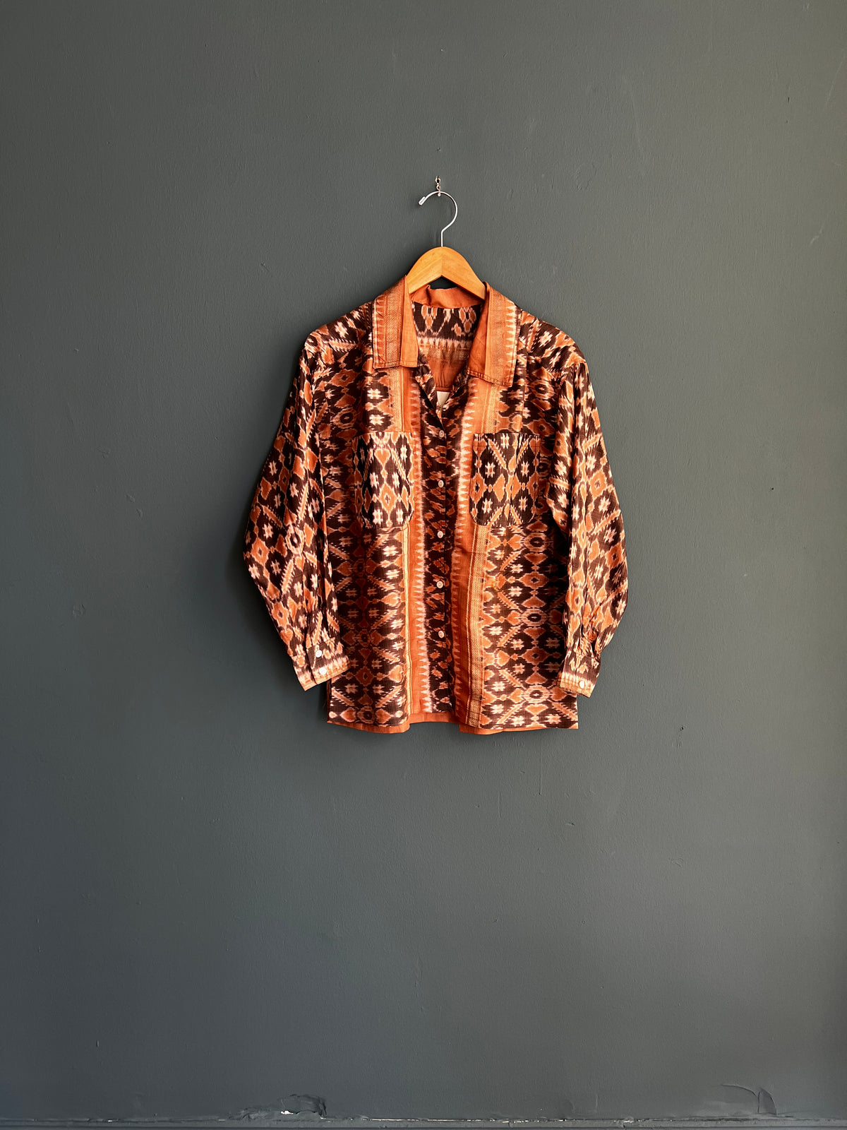 Unisex Patola Silk Sari Overshirt