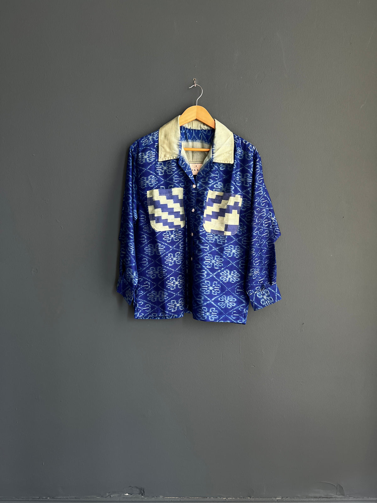 Unisex Patola Silk Sari Overshirt
