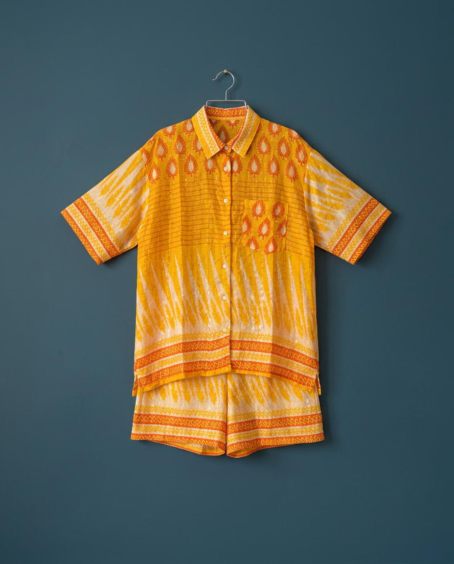 Recycled Sari Camp Set