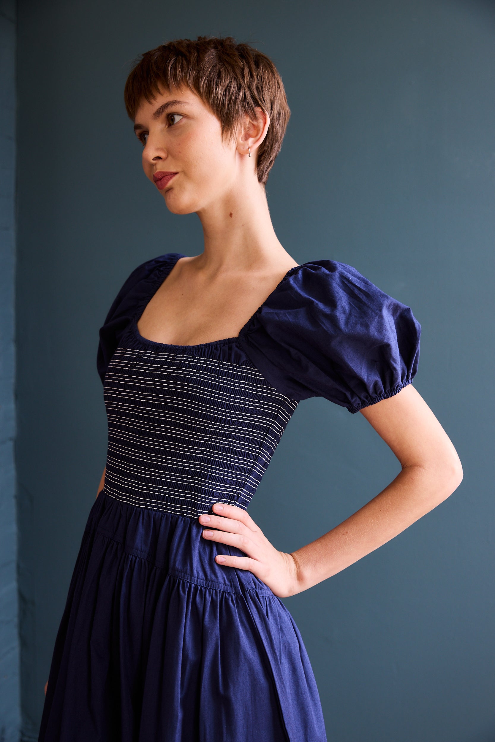 Ava Smocked Dress
