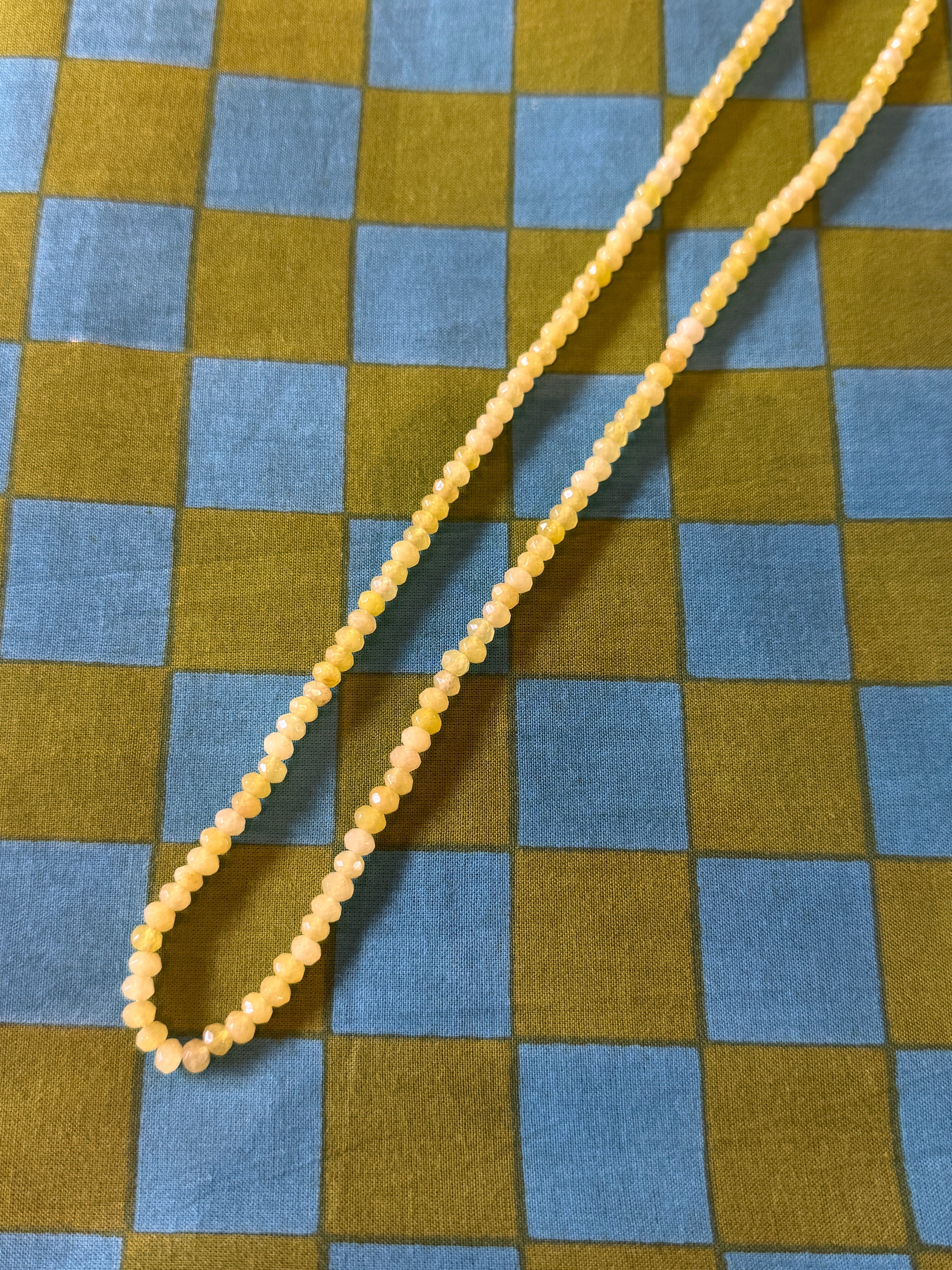 Chartreuse Agate Necklace