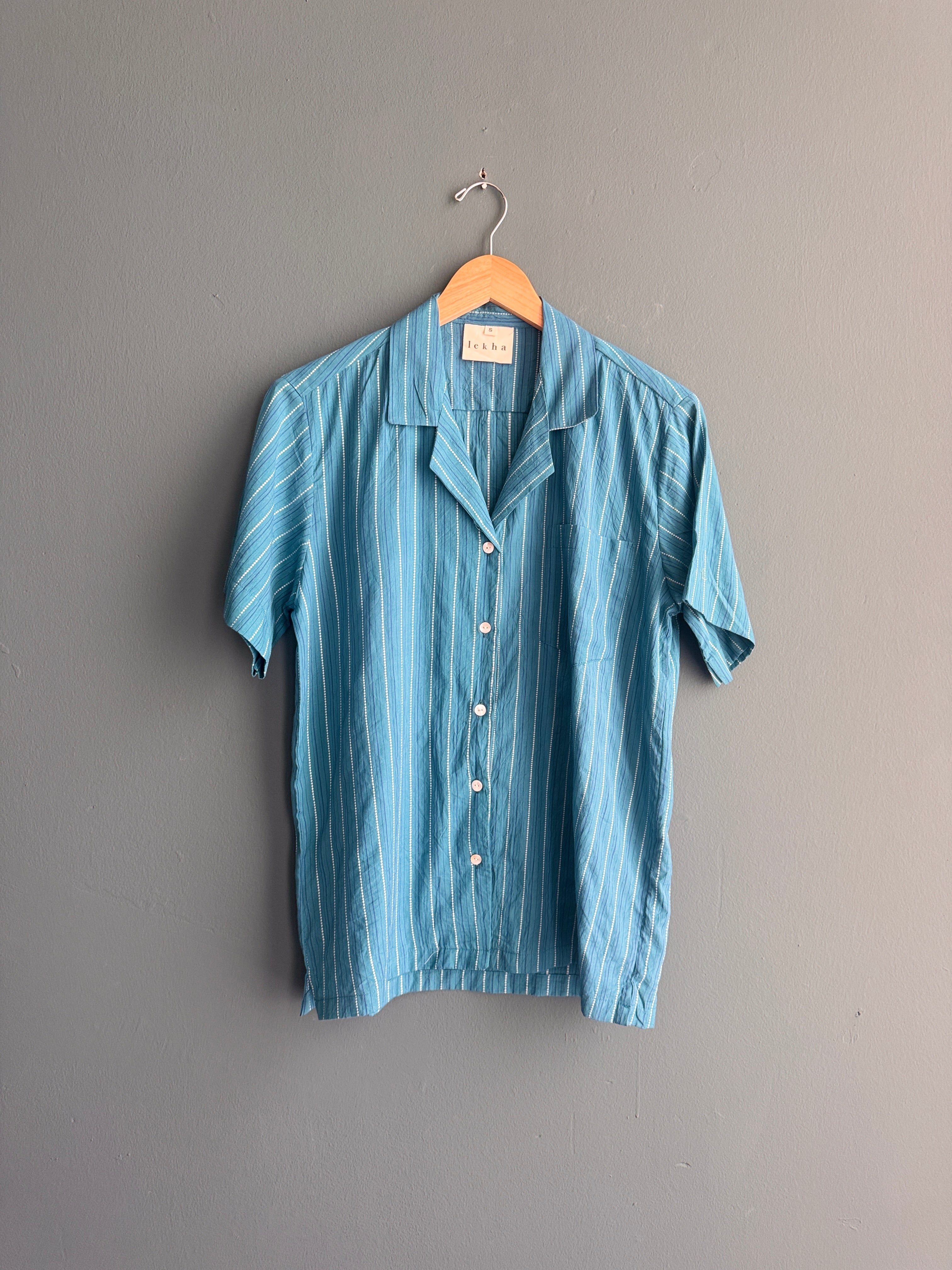 Dobby Woven Camp Shirt