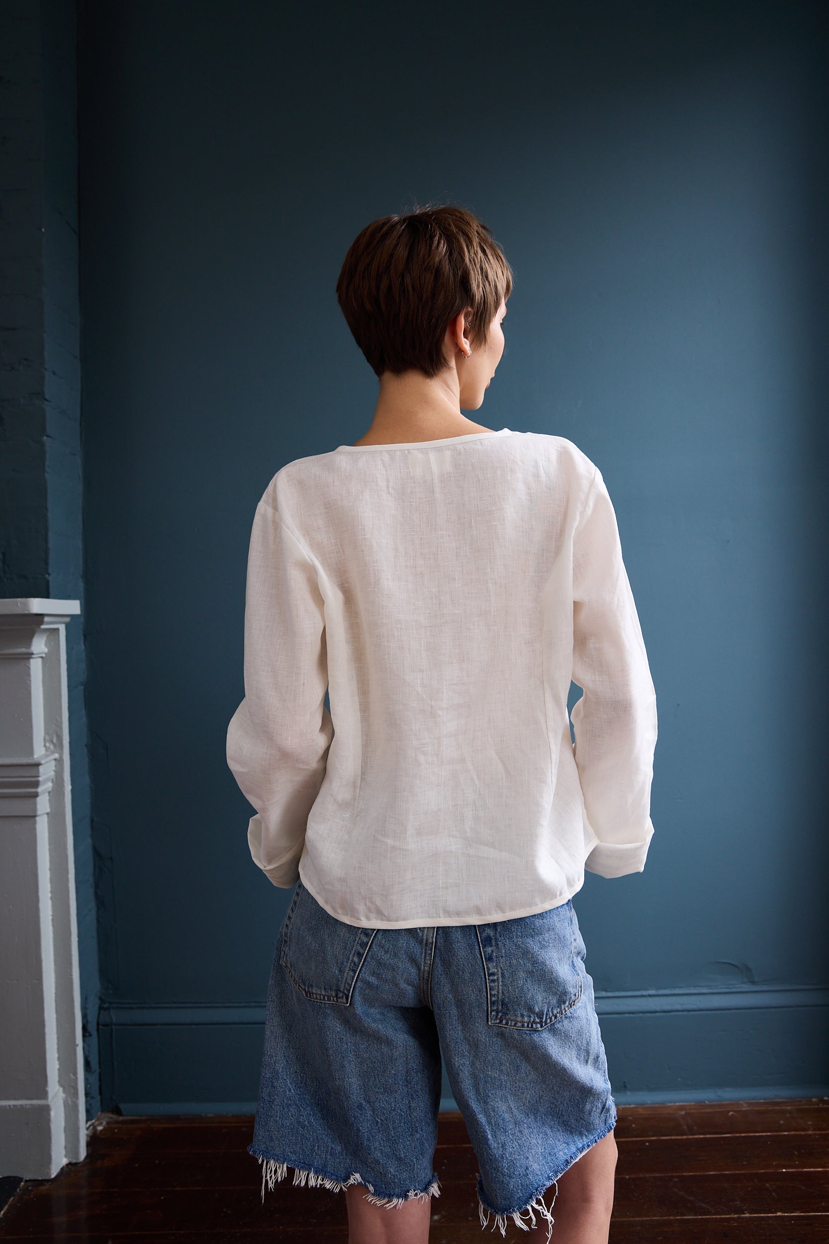 Reva Blouse in Linen