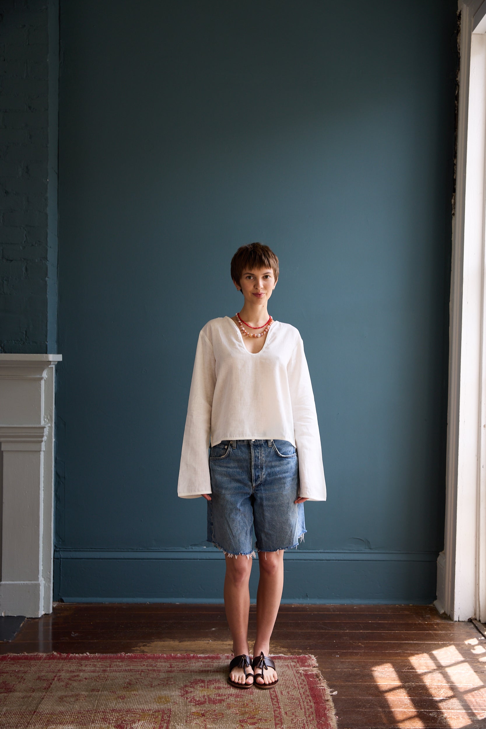 Reva Blouse in Linen