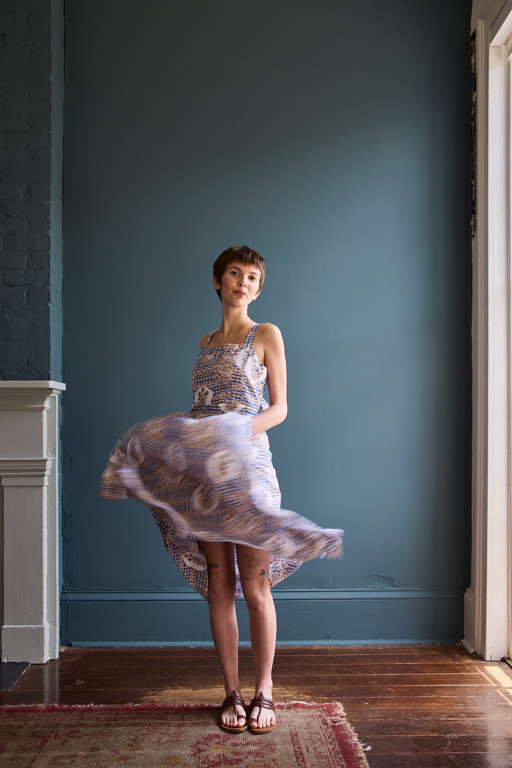 Tashi Pinafore Dress