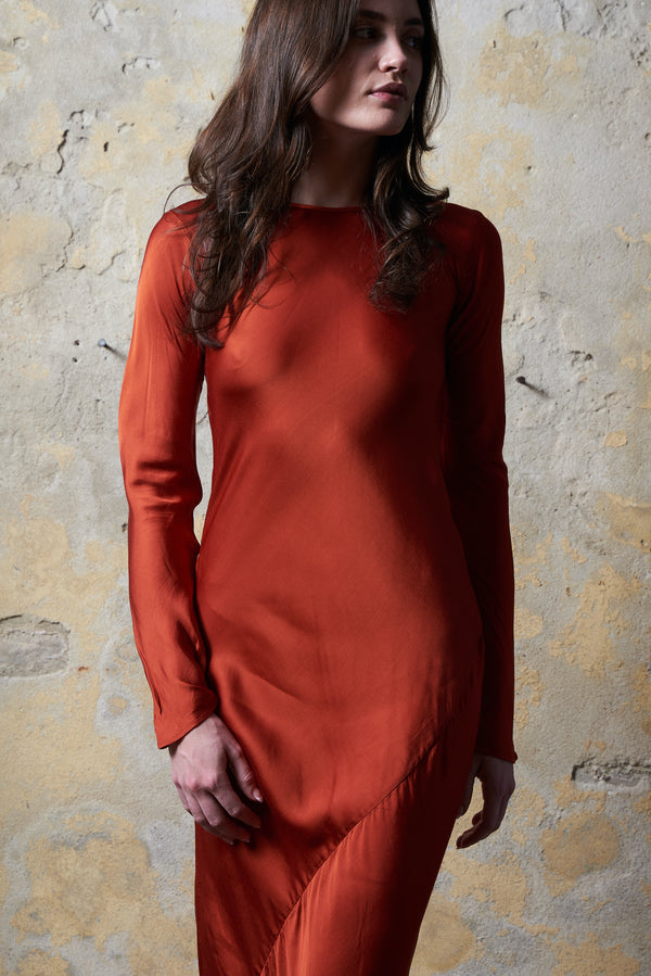 red dress | Terracotta