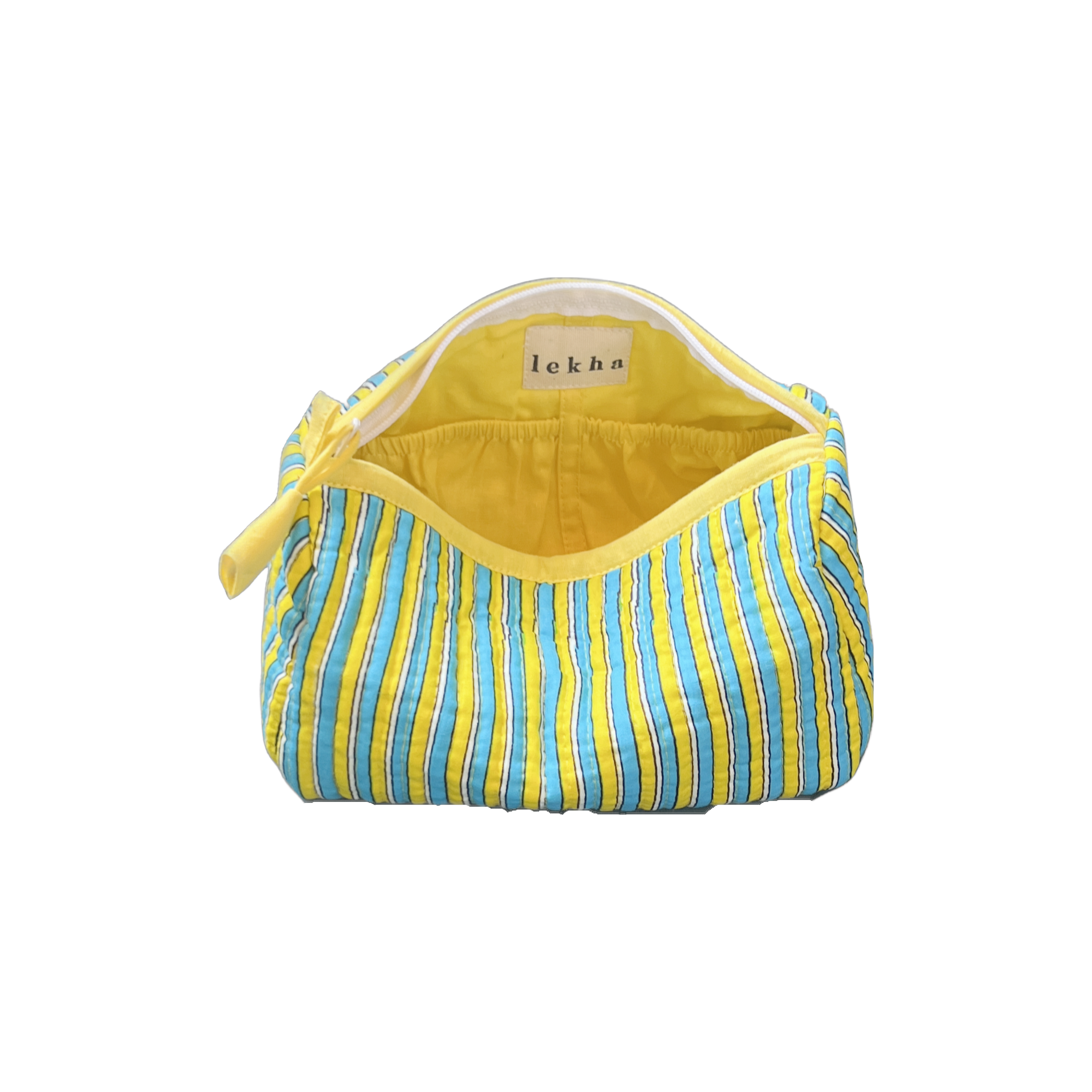 Striped Cosmetic Pouch Lekha striped-cosmetic-pouch-lekha