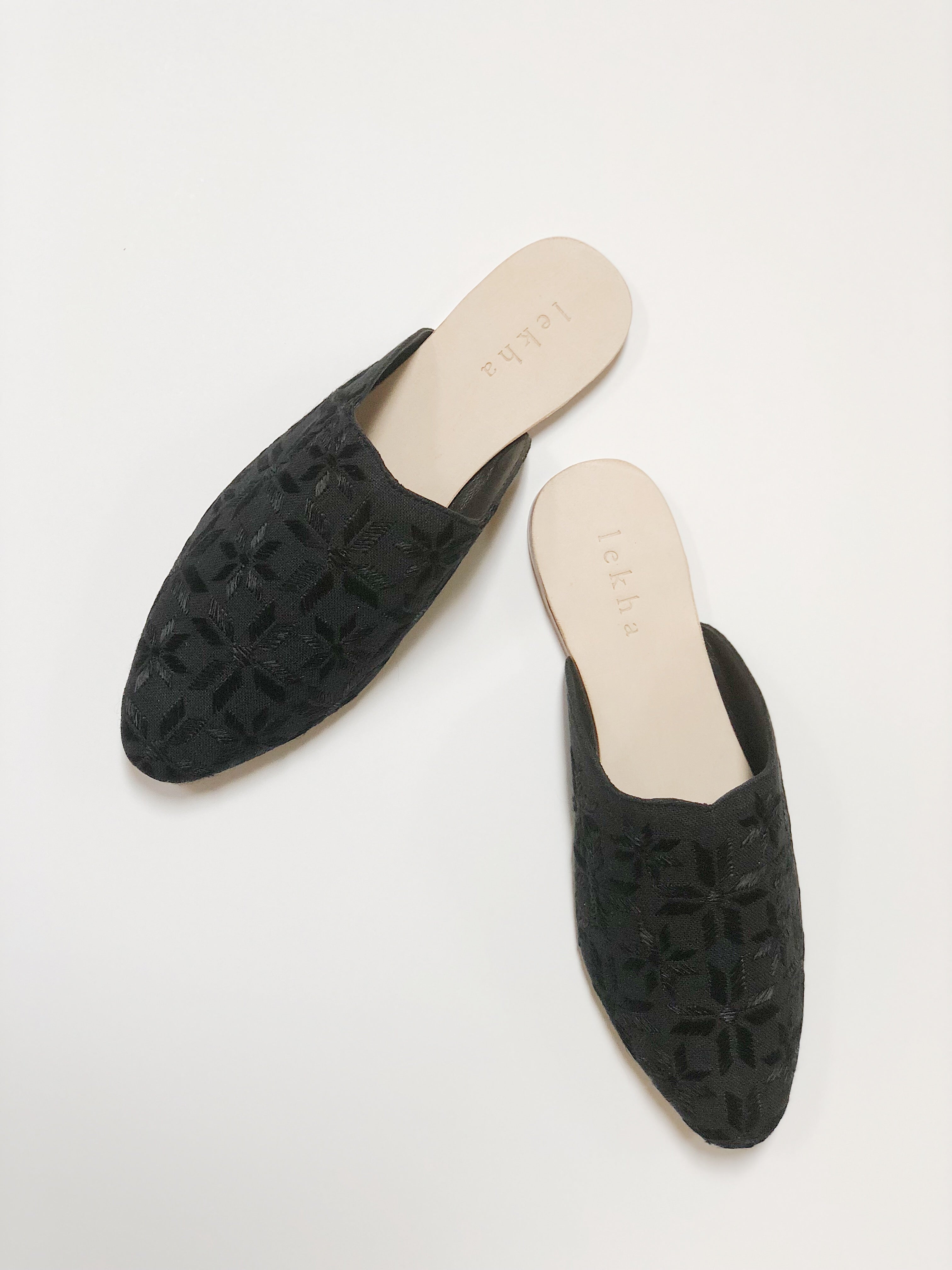 Phulkari Burst Babouche Mule