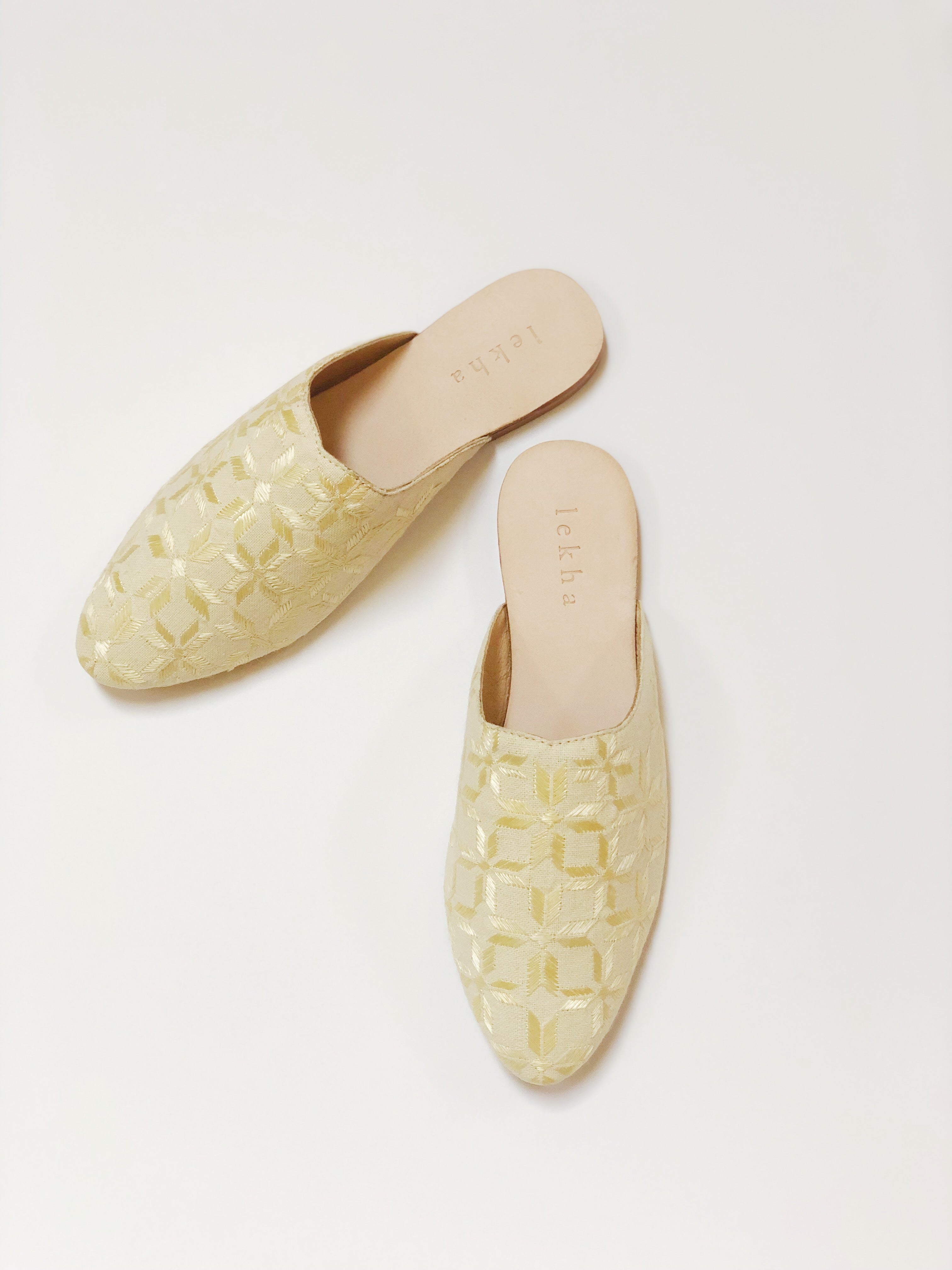 Phulkari Burst Babouche Mule