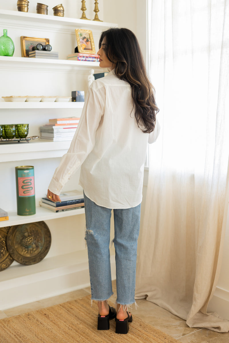 Classic Unisex Button Down Shirt handmade in India.