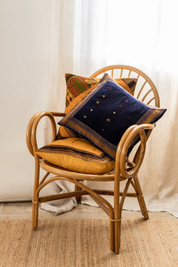 cushions | mustard