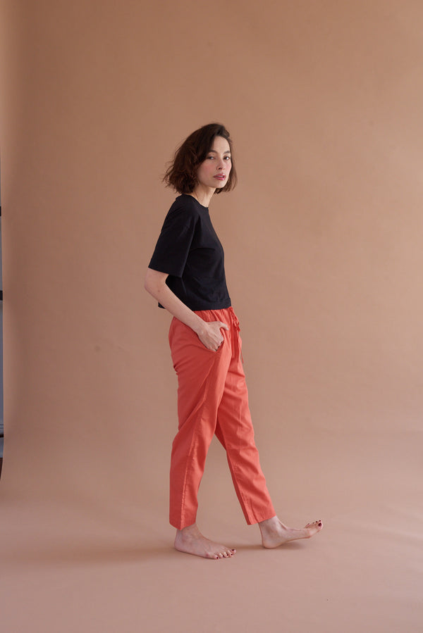 Muslin Pant, handmade in India.