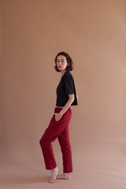 Muslin Pant, handmade in India.