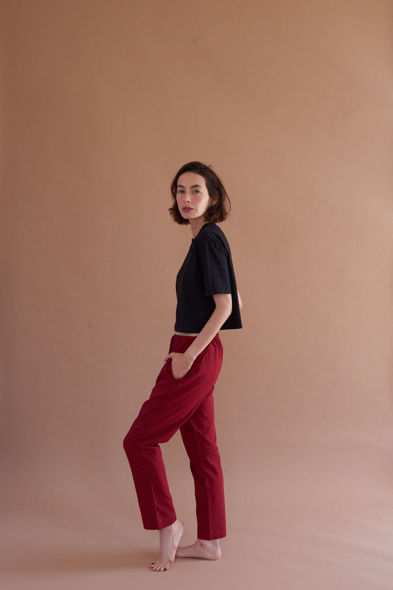 Muslin Pant, handmade in India.